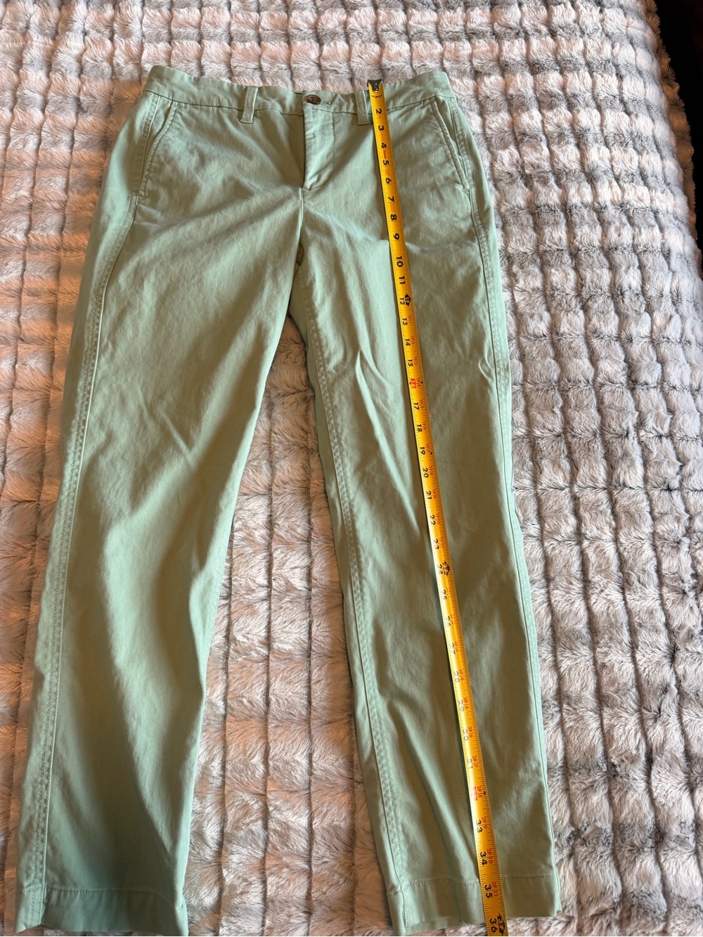 J. Crew Light Green Chino Pants